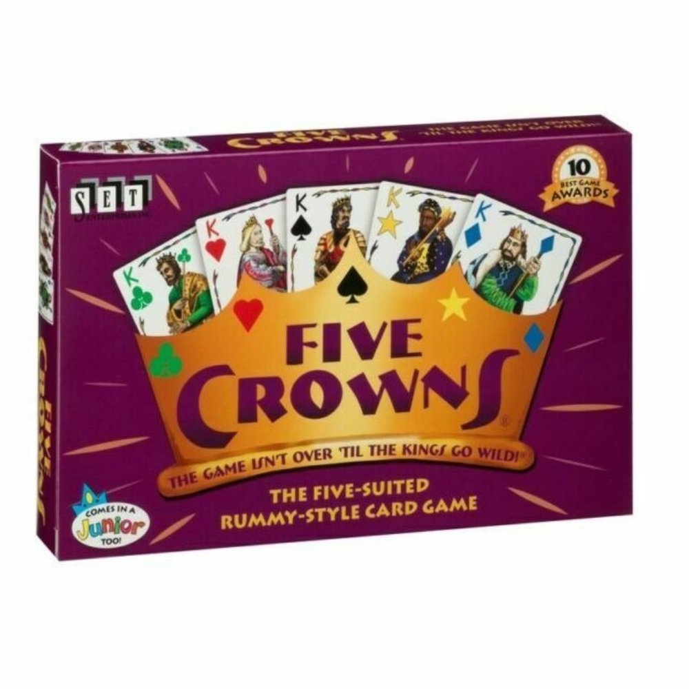 Set Enterprises Five Crowns Five Suited Rummy Style Card Game